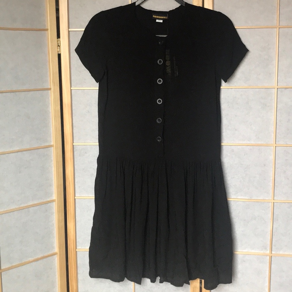 Nooworks Black Dress with Pockets